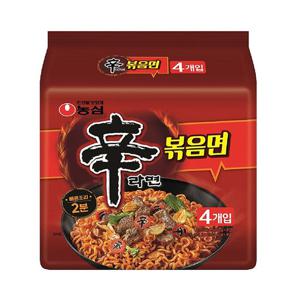 봉지라면 농심 신라면 볶음면 131g 32개