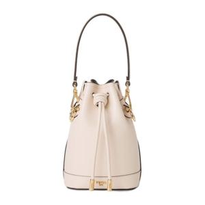 펜디 핑크 가죽 드로우스트링 버킷백 8BS109 AYJ1F0VWM