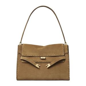 토리버치 골드톤 하드웨어 스웨이드 플랩 숄더백 174353 200