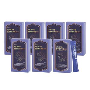 뉴밋 유기농 100% NFC 생착즙 생과 블루베리즙 블루베리주스 7박스
