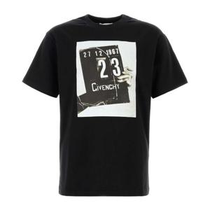 지방시 그래픽 크루넥 반팔 티셔츠 BM71NK3YSL 001