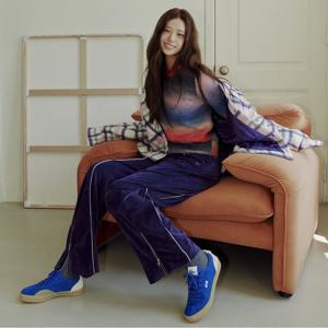 라코스테 공식 여성 멀티 컬러 그라데이션 스웨터 AF4176-55N KSE