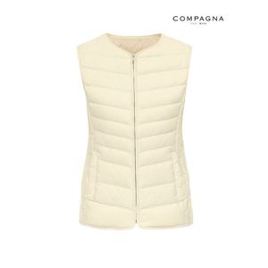 [꼼빠니아]구스다운 집업 퀼팅 조끼-CW24DB9002024B