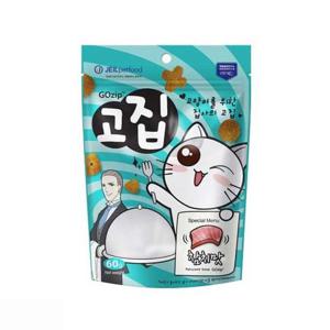 고양이간식 고집 참치맛 60g 1팩 고양이간식고집 고양이간식 고양이스낵 고양이푸드 고양이시리얼 고양이용품