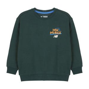 뉴발란스키즈긴팔티 RQJ NK9CFB421U-40 포인트 로고 기모 스웨트셔츠