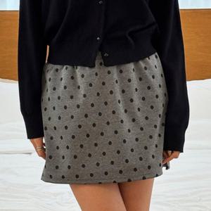 나야홍 / 빅사이즈 511 땡땡이미니치마바지 DYPV656