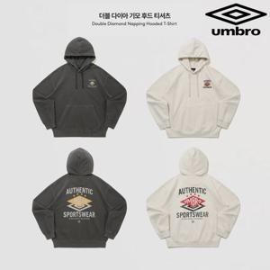 [엄브로]더블 다이아 기모 후드 티셔츠 UQ421CHDO4 2종