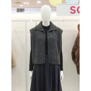 [숲]울혼방 숏 니트 베스트(OBBVKT1)