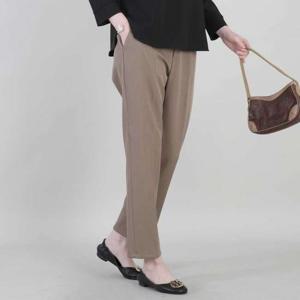 애비뉴투지 엄마옷 기모 합포 밴딩 여성 겨울 일자 슬랙스 배기 바지 P11527