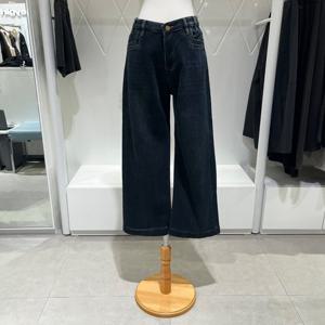 [밸리걸] 웜 다크 데님 와이드 팬츠 613550