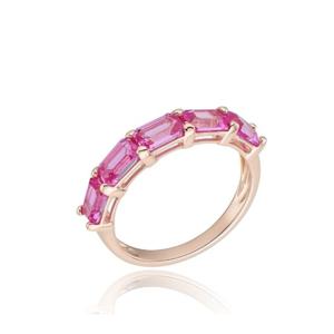 로이드 LLOYD 팔레트 라인 핑크 사파이어 14K 반지 LRD25010D
