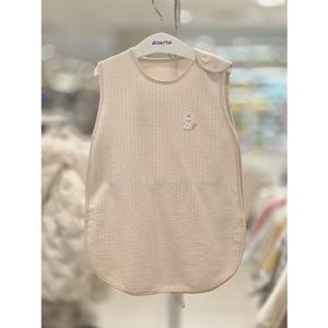 [압소바 의류] 배앙 코튼모달 수면조끼 베이지백IVORY핑크 (SA1111901)