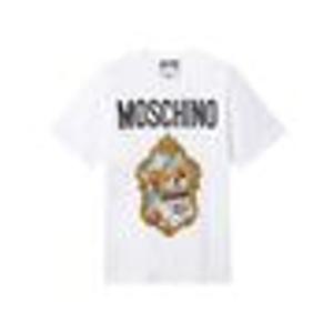 모스키노 반팔 티셔츠 AEF222D 07105441AEF7001 White DOM