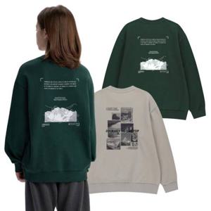 내셔널지오그래픽키즈  (K254USW210) 어드벤처 백그래픽 맨투맨 티셔츠