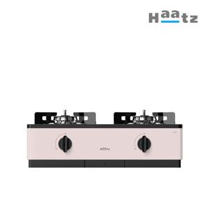 하츠 초고화력 프리스탠딩 2구 가스레인지 미세화력 과열방지센서 HFG-2389SP(소프트핑크)