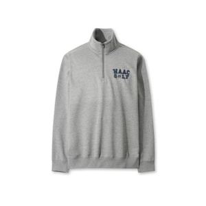 [왁]왁 KAJIMURA 유니 하프 집업 셔츠 WMTBA25551GYM