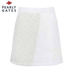 [파리게이츠] 여성 덤블 믹스 로고 패딩 큐롯 스커트