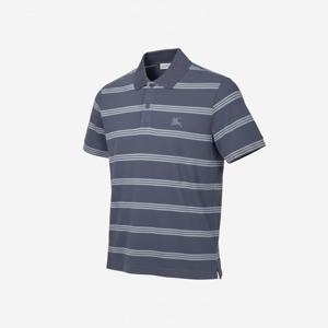 버버리 스트라이프 반소매 폴로 셔츠 - 파일럿  8106379