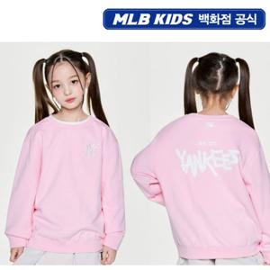 [MLB키즈PG] 스트릿 베이직 로고 아트웍 아동 기모 맨투맨 7AMTB1456-50PKS