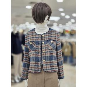 ab.f.z 세이브존09 체크 금장 트위드 자켓 afhz4j20j