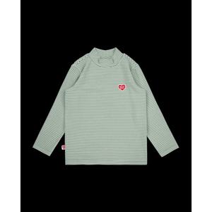 벨리타앤보이즈 BB하트스트라이프 하이넥긴팔티셔츠 BK5WTB31GN