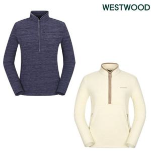 [웨스트우드]여성 겨울 플리스 집업 티셔츠 WM4WCTS324