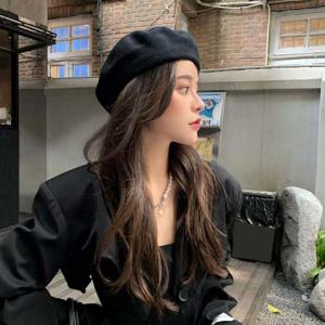 여성 가을겨울 양모 베레모 화가모자 울베레모 빵모자