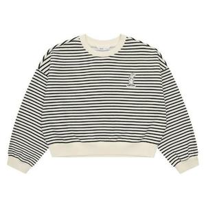 소이 HC14 크롭 스트라이프 맨투맨 티 23W0453