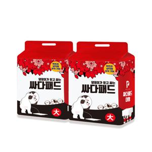 싸다패드 중형 60매x2팩(120매) 논슬립 미끄럼 방지 애견 패드