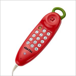 지엔텔 유선전화기 GS-620 진적색 벽걸이/재다이얼/플래시