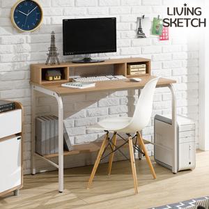 [리빙스케치] 국내제작 듀크 1000 WA 철제 책상[착불]국내제작 컴퓨터 학생용 책상 다용도테이블