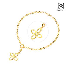 골드앤 14K 해피 플로리 발찌 YG