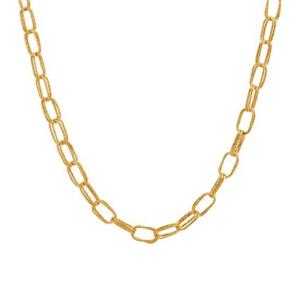 [한국금다이아몬드] 여자 순금 목걸이 사선 컷 두줄 24K 18.75g 18K장식