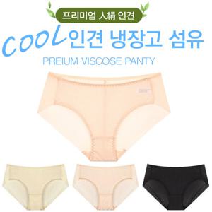 비치는 인견 여성 여름 맥시팬티