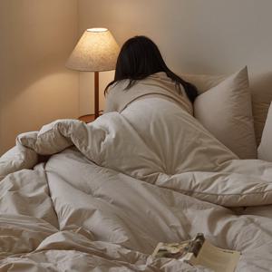 도즈 60수 고밀도순면 극세사 차렵이불(Q이불패드세트)