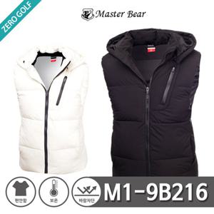 마스터베어 남성 지퍼배색 패딩조끼 _M1-9B216