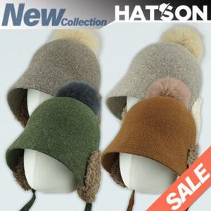 [백화점][햇츠온]브랜드 여성 겨울 울 보넷 보닛 비니 털모자 H2-4403 AA