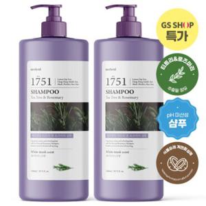 [1+ 1] 메르헨트 티트리 대용량 샴푸 1500ml 약산성 미용실 퍼퓸