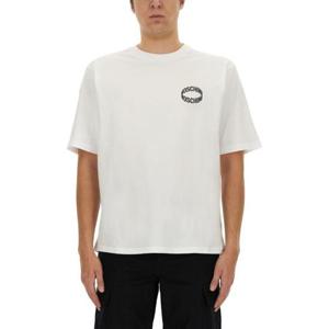 모스키노 반팔 티셔츠 07262041 1001 WHITE