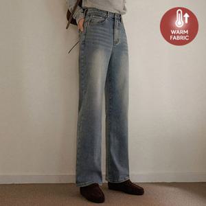 [저스트원] 히트웜 발열기모 세미와이드진(숏/기본/롱)