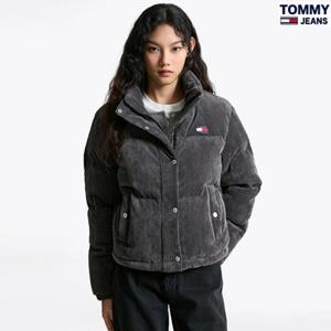 [백화점]타미진 여성 심플 캐주얼 덕다운 코듀로이 패딩점퍼