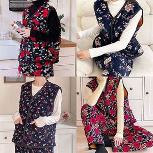 [폴앤폴]방한조끼 할머니조끼 바지 인싸템 캠핑 여행템 김장조끼SET모음