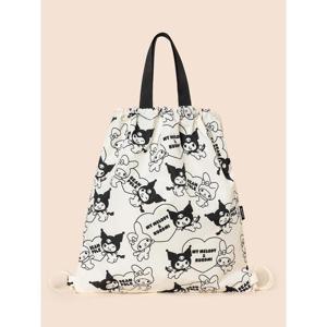 [빈폴키즈] [산리오] 산리오 캐릭터즈 스트링 백팩 아이보리 (BI51D2U900)