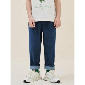 [빈폴키즈] 내추럴 배기핏 데님 팬츠 블루 (BI5221U01P)