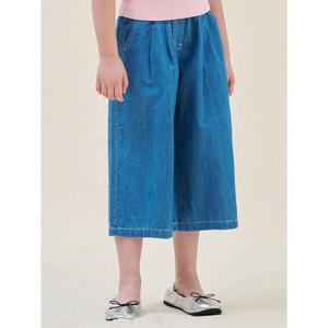 [빈폴키즈] 여아 라이트 세미와이드 데님 팬츠 블루 (BI5221G01P)