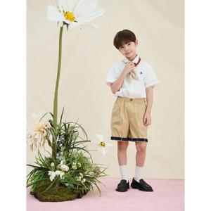 [빈폴키즈] [Essential] 옥스포드 반소매 셔츠 화이트 (BI5365UE11)