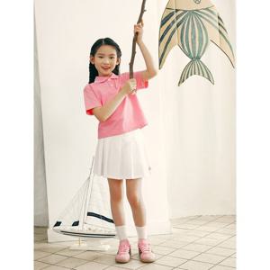 [빈폴키즈] 여아 피케 반팔 상하세트 라이트 핑크 (BI5342G10Y)