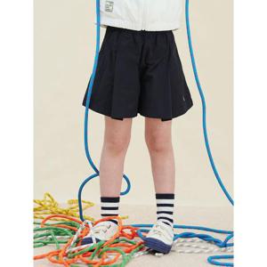 [빈폴키즈] 여아 플리츠 우븐 반바지 네이비 (BI5325G03R)