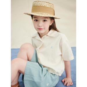 [빈폴키즈] 여아 클래식 리넨 상하 세트 베이지 (BI5465G06A)