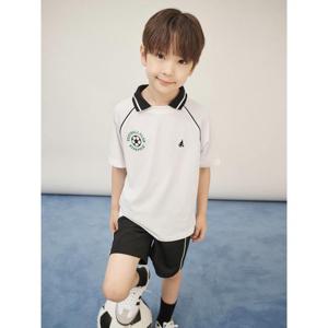 [빈폴키즈] BP FOOTBALL CLUB 칼라 그래픽 2PCS 상하 세트  화이트 (BI5642U911)